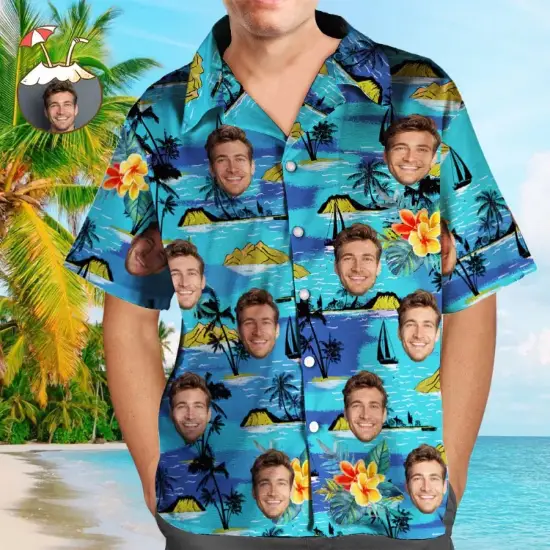 Custom-Photo-Collage-Hawaiian-Shirts